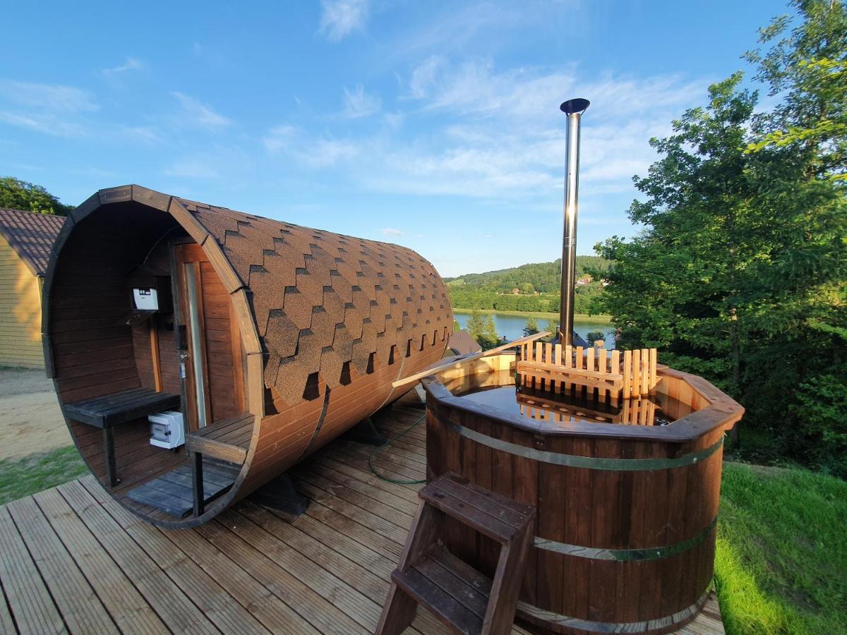 Ostrzycki Las Domki Nad Jeziorem -Balia-Sauna-Prywatny Pomost Pierszczewo Екстериор снимка