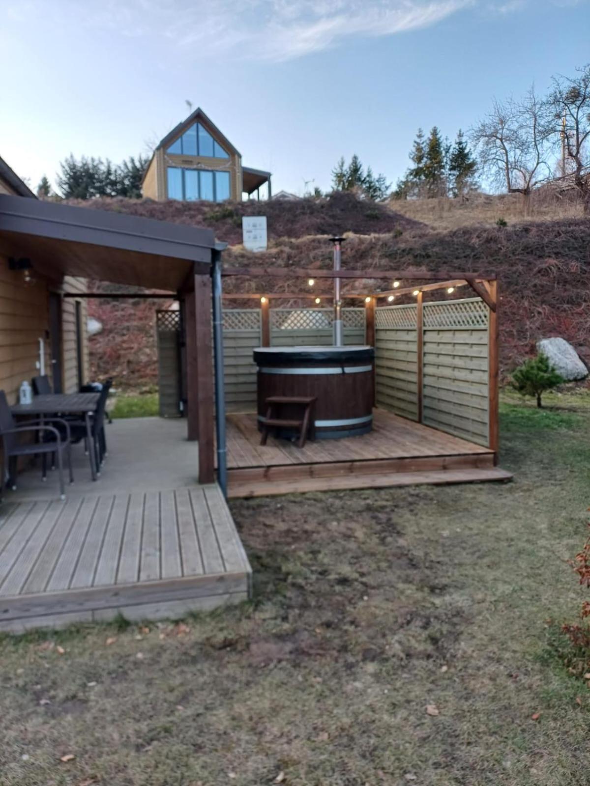 Ostrzycki Las Domki Nad Jeziorem -Balia-Sauna-Prywatny Pomost Pierszczewo Екстериор снимка